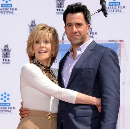 Jane Fonda with her son Troy Garity.